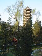 Pagode au centre du campus