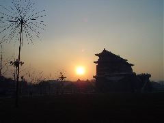 Sunset Zhengyangmen